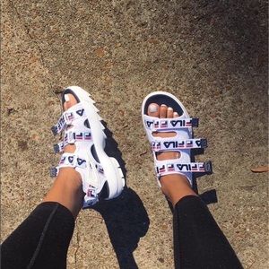 Fila Disruptor sandals